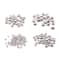 The Beadsmith® Assorted Silver Plated Crimp Beads, 600ct.